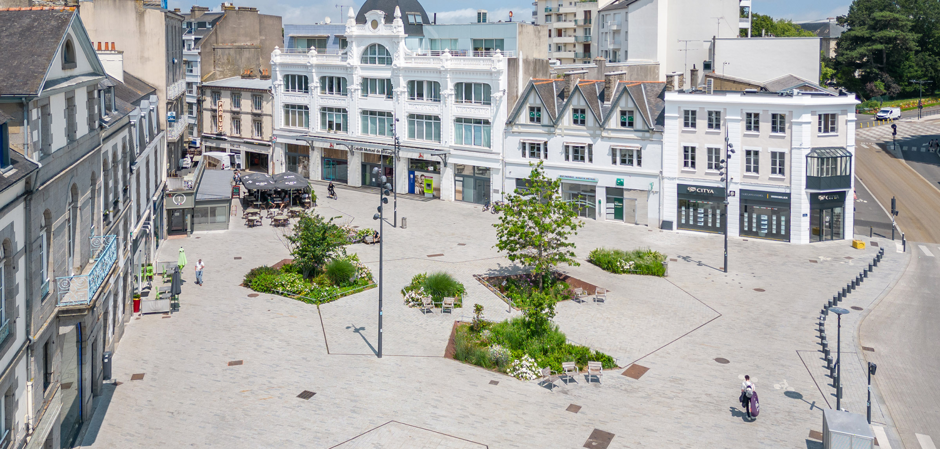 place Du Guesclin a Saint-Brieuc